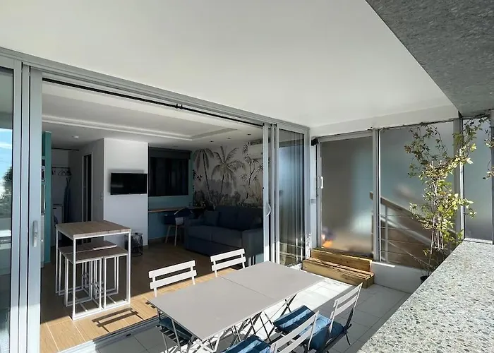 아파트 Le Bali , Terrasse, Piscine Et Parking Prive *